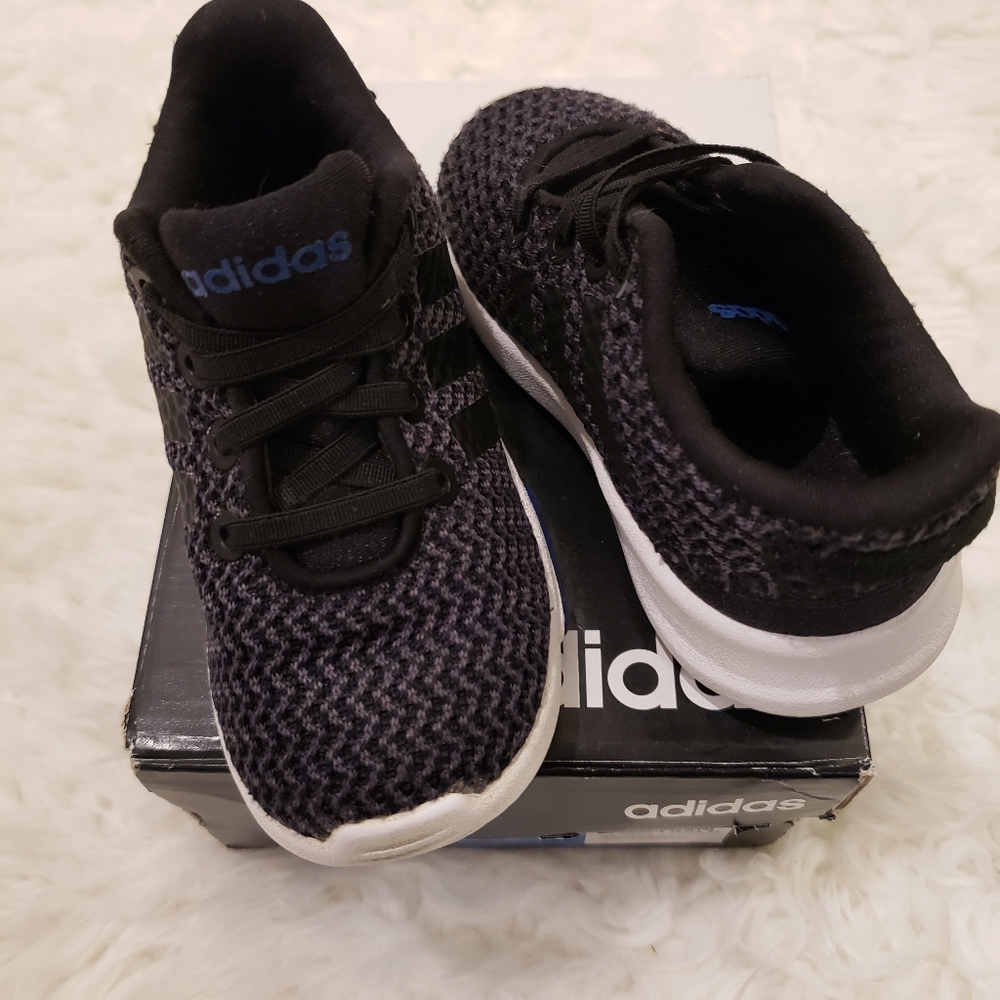 Grey /Black Toddler Track Shoe